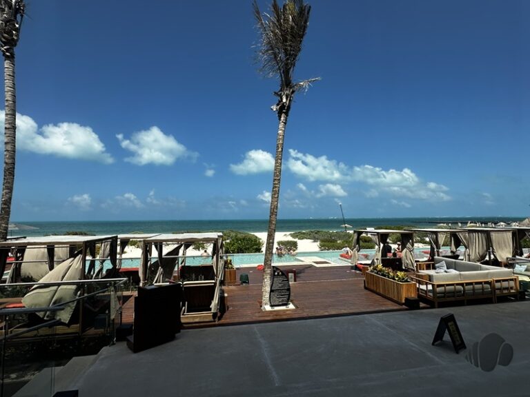 Infinity pool at Secrets Playa Mujeres